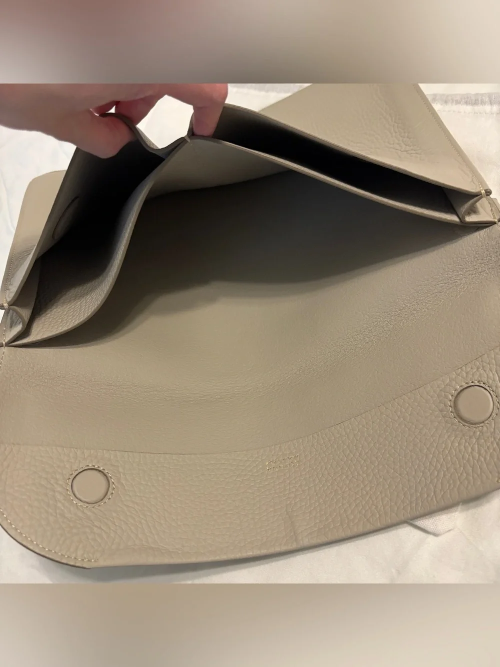 Cuyana Tech Carryall 13-inch Light Stone